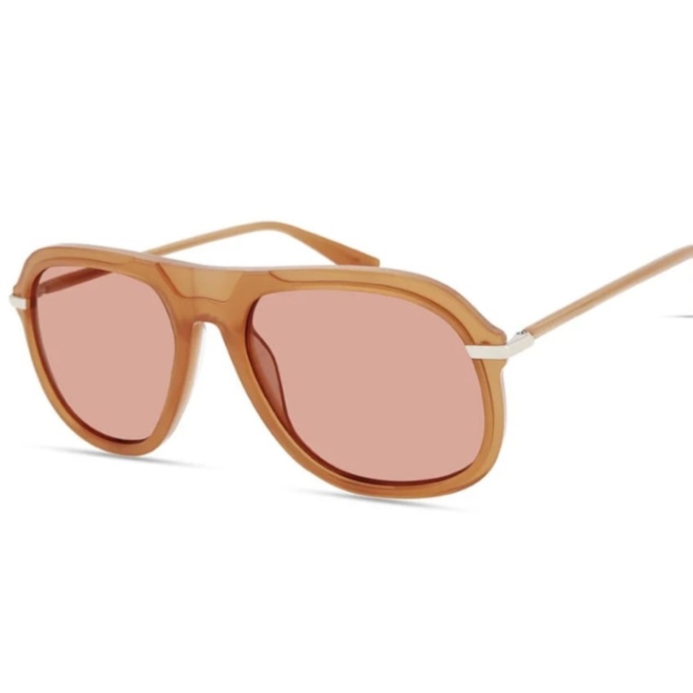 Derek Lam Sunglasses Amber Comes with Box Eyeglass Case and Pouch
